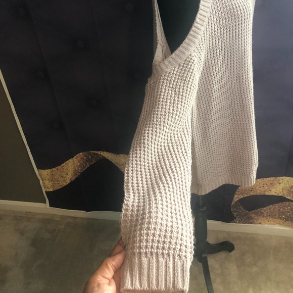 Beige Plus Size Sweater - Picture 4 of 4